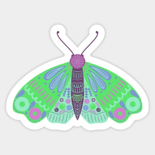 Moth, Zen Sticker